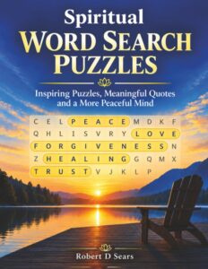 Spiritual Word Search Puzzles by Robert D Sears — book cover